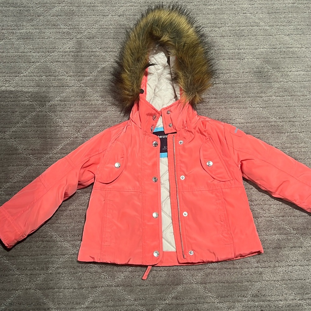 Abercrombie kids winter jacket size 3/4 toddler